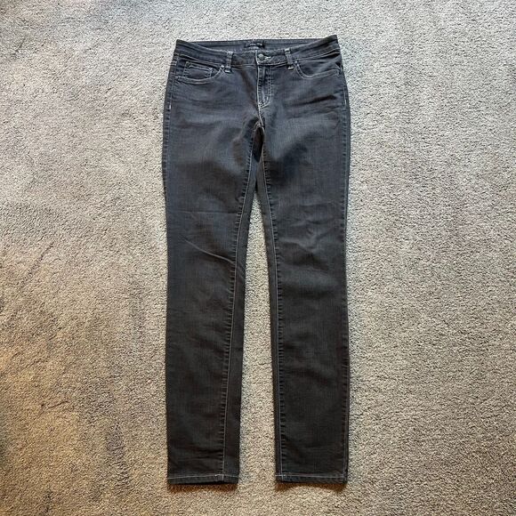 Prana Kara Slim Leg Jeans Size 10/30 Black Womens Mid Rise Stretch Organic - Picture 1 of 5